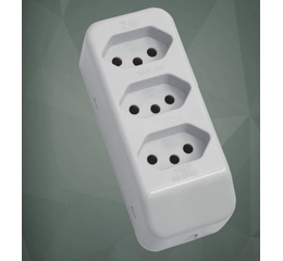 Tomadas Múltiplas 2P+T com Aterramento